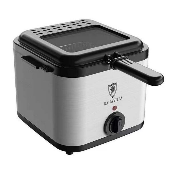 Homgeek 2.5L Electric Fryer Household Small 1000W High Power Multiple