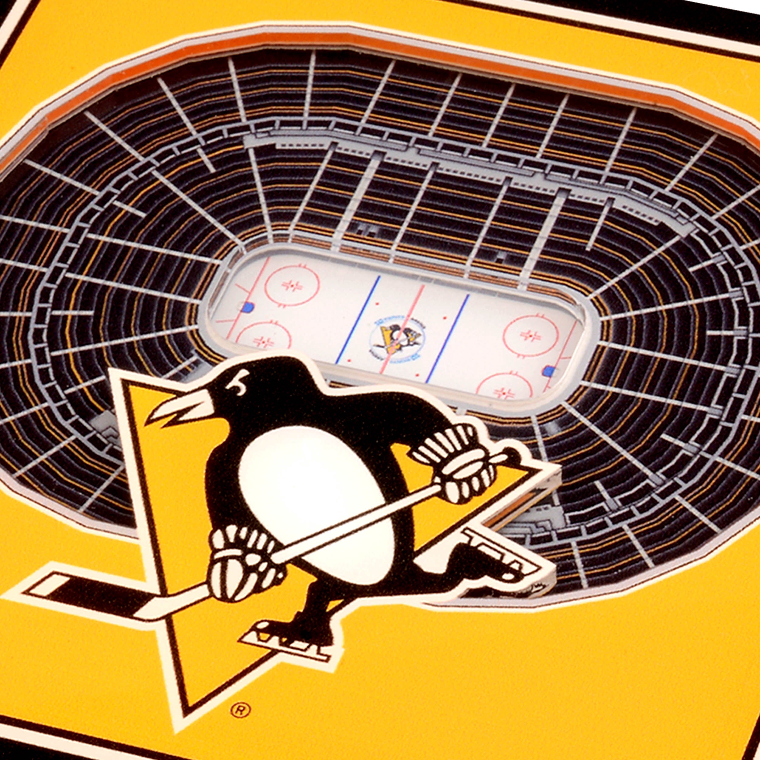 YouTheFan NHL Pittsburgh Penguins Stadiumview Cribbage
