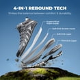 thumbnail image 3 of NORTIV 8 Men's Waterproof PRO Hiking Boots Lightweight Outdoor Trekking Camping Climbing Shoes for All Day Comfort Armadillo FieldLite, 3 of 8