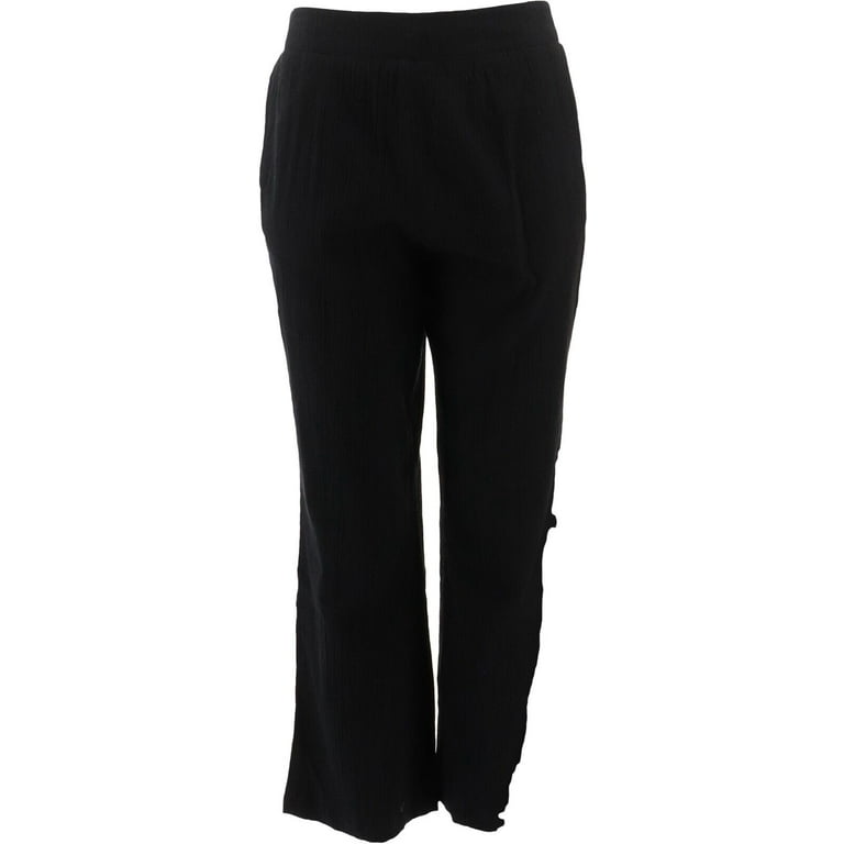 Liz Claiborne NY Gauze Pull On Pants Women s A253070 Walmart