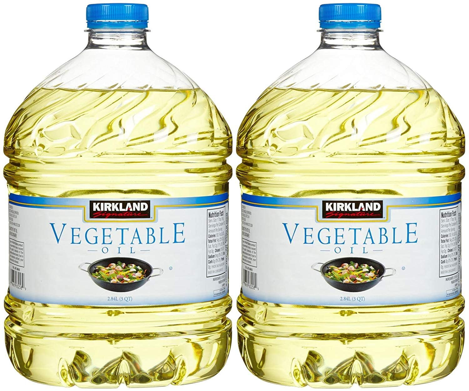 Kirkland Signature 100% Pure Vegetable Oil 3 qt.- 2 Count