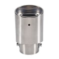 thumbnail image 2 of Punta de Escape Coche Acero Inoxidable, 2,1 una 1,5 Pulgadas, Tubo Universal para Coche, ModificacióN Garganta Trasera (Plata), 2 of 11
