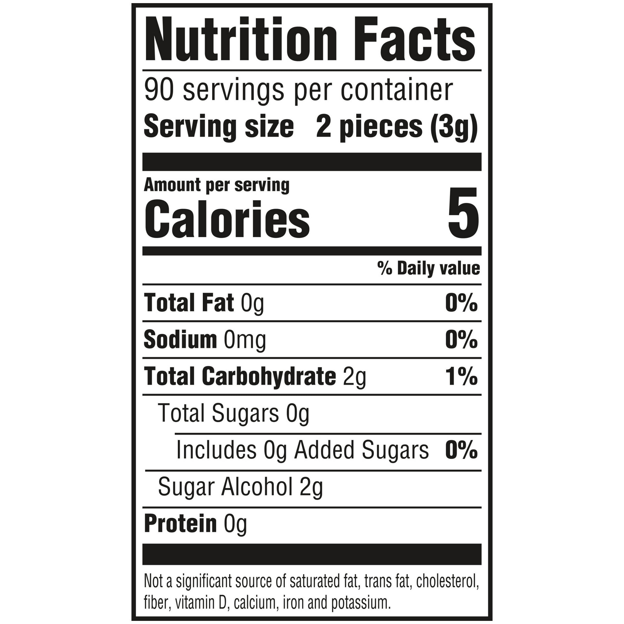 Orbit Bubblemint Sugar Free Chewing Gum, Value Pack - 180 Ct Bag