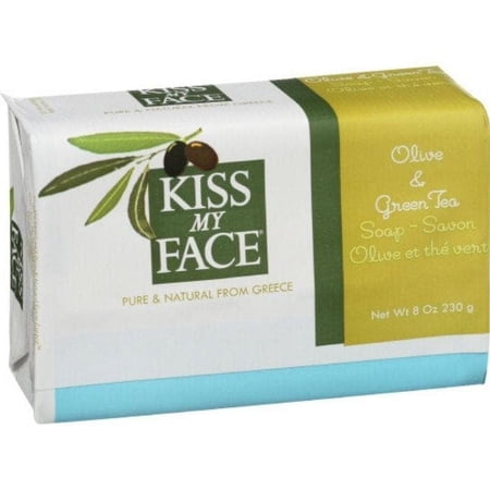 Kiss My Face Soap Olive & Green Tea, 8.0 OZ