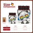 thumbnail image 3 of Rocae Panda with Sun glasses Print Christmas Drawstring Linen Gift Bag with Drawstrings Treat Bag Goody Present Bags for Christmas Party Favor, 3 of 8