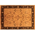 thumbnail image 1 of Ahgly Company Indoor Rectangle Oriental Orange Traditional Area Rugs, 5' x 7', 1 of 4