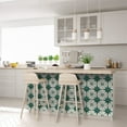 thumbnail image 5 of Mi Alma Removable Vinyl Star Shaped Green Backsplash Tile Stickers, 24pcs, 5 of 10