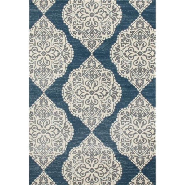 Art Carpet 841864102949 7 x 9 ft. Arabella Collection Medallion Woven Area Rug, Blue