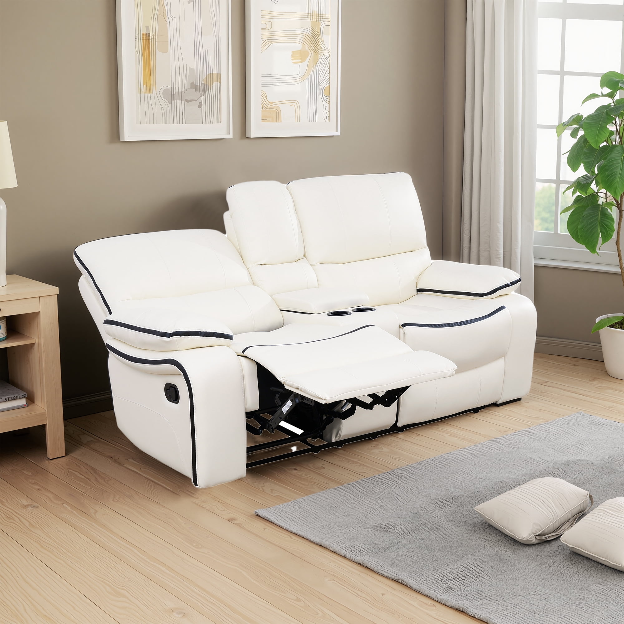 MAYEERTY Modern Adult Simple Reclining Stylish Business Function Sofa for Living Room