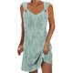 thumbnail image 1 of Vestido de Verano para las Mujeres Impreso sin Mangas Cuello en V, Fluido Casual Y Moda Vestido sin Mangas para las Mujeres, 1 of 5
