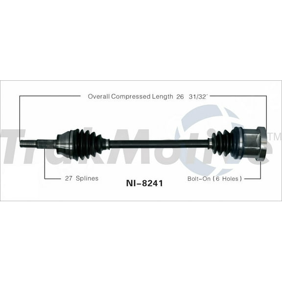 CV Axle Shaft Fits select: 2003-2008 INFINITI FX35