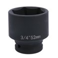 thumbnail image 1 of Impact Socket YTKavQ 3/4 Drive, 52 mm, 6 puntos, acero de aleación de cromo molibdeno estándar, 1 of 6
