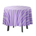 thumbnail image 1 of Vargottam Indoor/OutdoorRoundTablecloth 58 InchRoundTablecloth Waterproof PatioTableCloths- Spring/SummerTableCovers for Backyard CircularTable/BBQs/Picnic -Lavender, 1 of 1