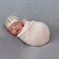 thumbnail image 4 of Wukai Floral1 Newborn Knotted Baby Beanie Hat for Boy Girl Baby Cute Cap Infant Beanies,0-6 months, 4 of 6