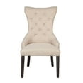 thumbnail image 2 of Acme Gerardo Side Chair (Set-2), Beige Linen & Weathered Espresso, 2 of 4