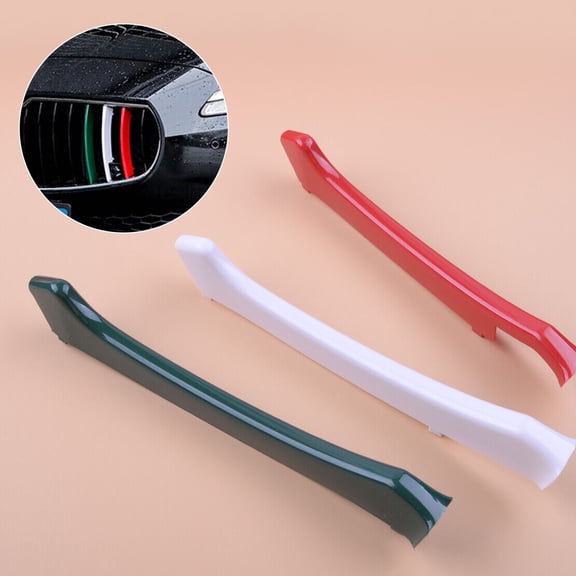 Fit for for Maserati Ghibli 14-17 Insert 3pcs Trim Cover Grill Front Easy Install