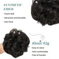thumbnail image 3 of Messy Bun Hair Piece Wavy Curly Claw Clip Hair Bun Synthetic Fake Messy Bun Hair Extensions, 3 of 6