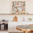 thumbnail image 6 of Mushroom Wall Art Painting on Canvas, Pastoral Summer Botanical Watercolor Vintage Canvas Art Home Prints Wall Art Framed Modern Artwork for Living Room Bedroom Wall Decor 8x8in, 6 of 9