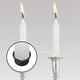 thumbnail image 2 of Portavelas para Velas CóNicas, Portavelas, Velas de Té, Velas de Mesa con Inserto de Vela, Portavelas 30 Piezas Negro, 2 of 5