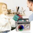 thumbnail image 7 of AM FM SW Radio Portable with Bluetooth Speaker, Illumination, USB TF Card Playing, Solar/USB-C Rechargeable Radios, Colorful Light, Transistor Radios Portable Emergency, Bluetooth Radio, 7 of 7