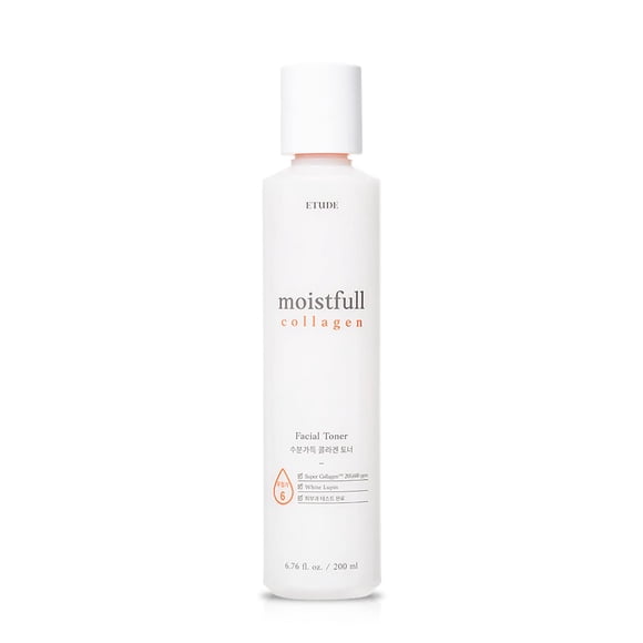Toner ETUDE Moistfull Collagen, 200 ml, tipo esencia de agua