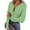 Mint Green, variant on FDGIU ‌‌‌‌Women’s Long Sleeve Ribbed Henley Top - Slim Fit Button Down Blouse for Casual Outfits & Layering