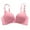 51#Pink, variant on Double Support Wireless Bra, Lace Bra with Stay-in-Place Straps, Full-Coverage Wirefree Bra, Tagless for Everyday Wear