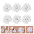thumbnail image 4 of Shisuyan 6Pcs Exquisite Cloth Small Flower Design Hair Clips Girl Headdress Hairdressing Clips, 4 of 8