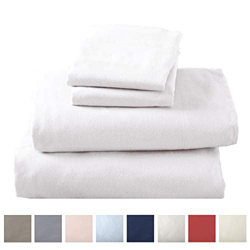 Briarwood Home 100/% Cotton Flannel Sheet Set Twin XL, Tan 3 Piece Lightweight Brushed Turkish Bedding Super Soft Cozy Deep Pocket /& Breathable All Season Sheets /& Pillow Set Warm
