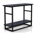 thumbnail image 2 of Lev Indoor 1-Shelf Wood Rustic Navy Blue End Table for Living Room, 2 of 7