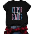 thumbnail image 1 of T-Shirts Décontractés pour Femmes Annonce de Maternité Manches Courtes Col Rond pour Usage Quotidien Fêtes et, 1 of 2