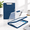 Dark Blue, variant on Light Purple Heavy Duty 8.5x11 Storage Clipboard with Side Opening Panel