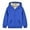 Blue, variant on Kids Winter Coats Warm Cozy Fleece Jacket Zip up Hoodies Boys Girls Thicken Thermal Jackets with Hooded Sherpa Faux Fur Lined Jacket Pockets Winter Zipper Plush Jackets Plain Outerwear