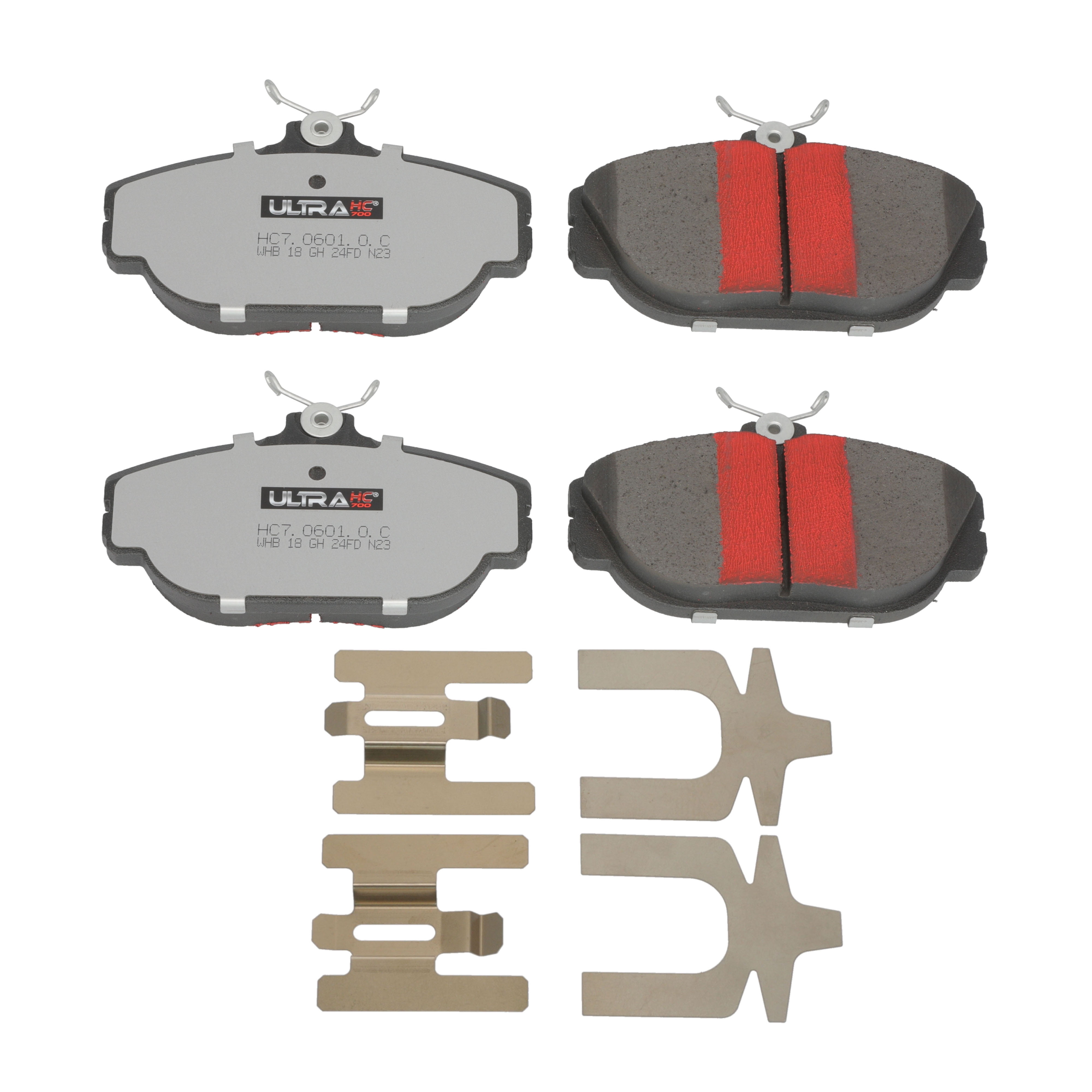 UltraHC 700 Brake Pad Set, Front HC7.0601.0.C, Ford Taurus 2002-1994