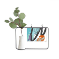 thumbnail image 1 of Enthusiasm s Art Metal Picture Frame Cerac Vase Decor, 1 of 3