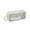 White, variant on Hvmvliv Mesh Pencil Case Pen Bag Clear Case, Marker Pouch Multifunction Organizer Box Transparent Makeup Bag, PVC Material, 21x9x7cm