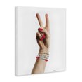 thumbnail image 3 of Stupell Industries Glam Peace Sign Hand Canvas Art, 16 x 20, by Amanda Greenwood, 3 of 8