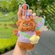 thumbnail image 2 of Llavero de peluche con forma de oso de peluche para mujer, de color marrón suave, 2 of 2