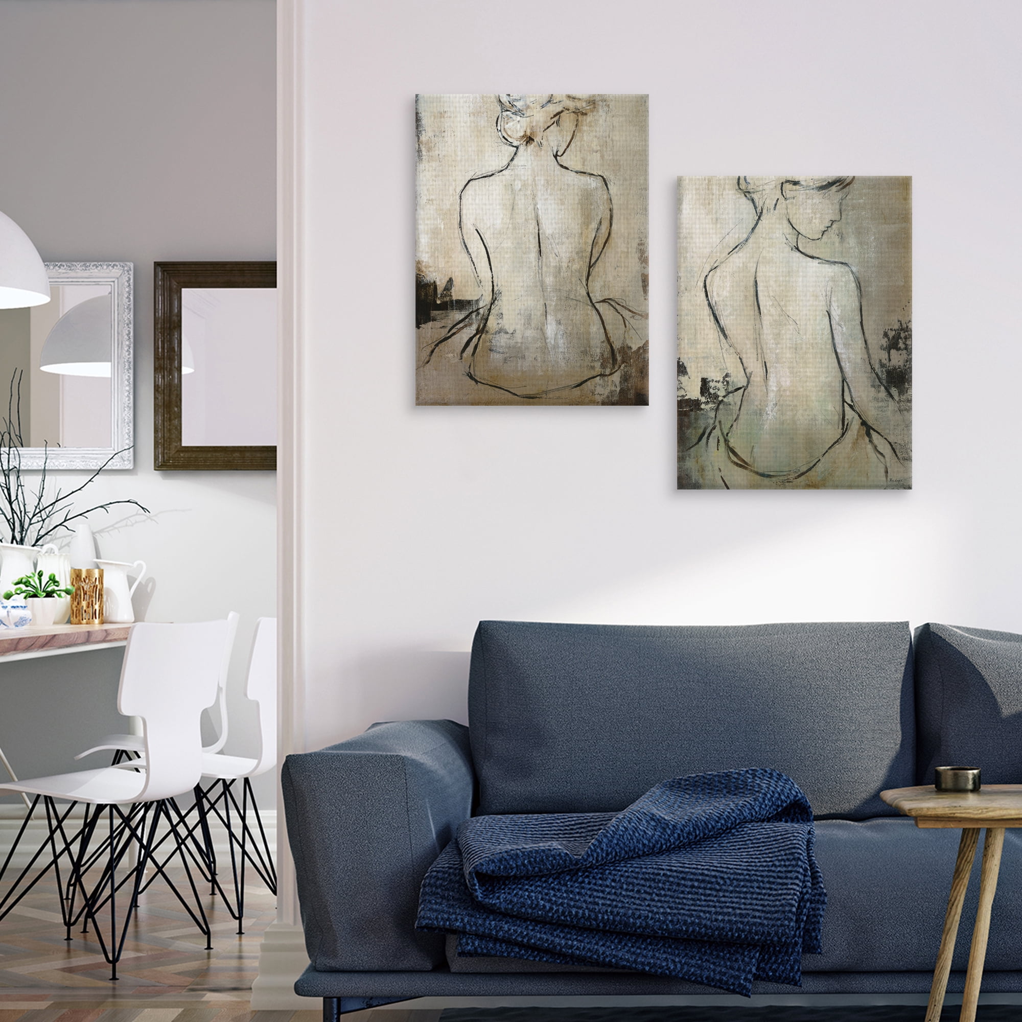 Spa Day III, IV by Bridges Female Portrait Canvas Art Set of 2