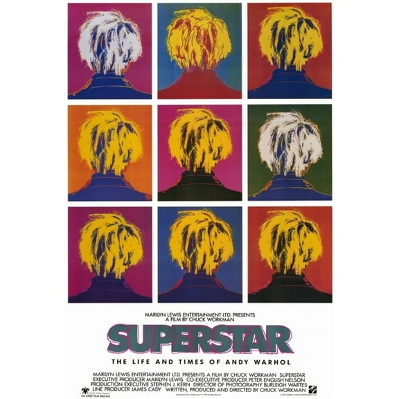 Superstar: The Life and Times of Andy Warhol Movie Poster Print (27 x 40)