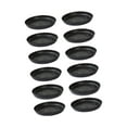 thumbnail image 3 of 12 bandejas para macetas con platillo para plantas, elegantes y con drenaje para interiores y exteriores. negro, 3 of 8