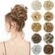 thumbnail image 2 of Peluca femenina con cabeza de bola de capullo de flor, fibra química, invisible, esponjosa, natural, peluca de barba larga, anillo de pelo, 2 of 4