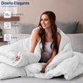 thumbnail image 4 of Edredón Acolchado Bluelander, King Size, Blanco, 4 of 5