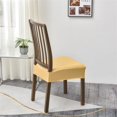 thumbnail image 3 of Birdeem Seat Covers for Dining Room Chairs Set , Leather Chair Seat Slipcovers Dining Chair Cover Removable Washable Chair Protctor Cover, Rear Covers, 3 of 10
