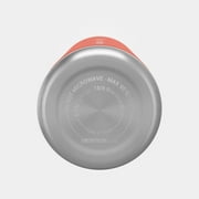 Quechua MH100, 25 oz, Stainless steel, Wide Opening Double Wall Insulated Bottle, Orange
