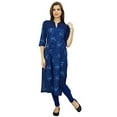thumbnail image 3 of Bimba Womens Cotton Tunic custom Top Long Kurta Indian Ethnic Printed Blouse, 3 of 7
