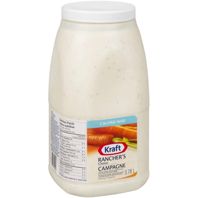 Kraft - Ranchers Choice - 3.78Ltr - 1ct - Creamy Herb Dressing for High-Volume Foodservice (1ct)