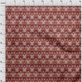 thumbnail image 3 of oneOone Viscose Chiffon Fabric Paisley Ikat Print Sewing Fabric BTY 42 Inch Wide, 3 of 4