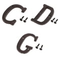 thumbnail image 1 of Hierro Creativo Creativo Diy Puerta licencia Carta Etiqueta símbolo Decoración, 1 of 9
