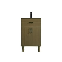 Elegant Kitchen and Bath Chandler 20 Inch Single Bathroom Vanity In Chestnut Brown